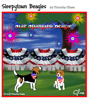 Sleepytown beagles Cartoon