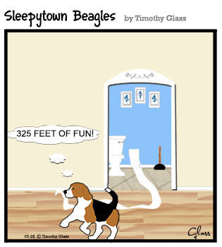 Sleepytown beagles Cartoon