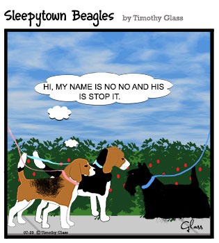 Sleepytown beagles Cartoon