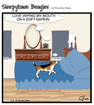 Sleepytown beagles Cartoon