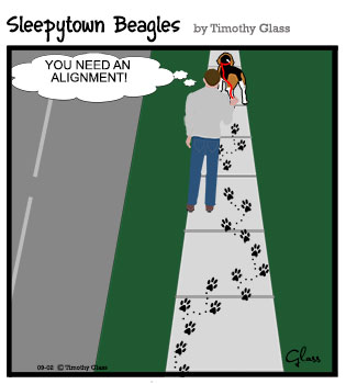 Sleepytown beagles Cartoon