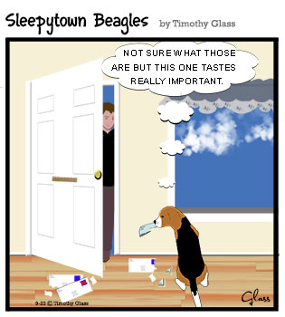 Sleepytown beagles Cartoon