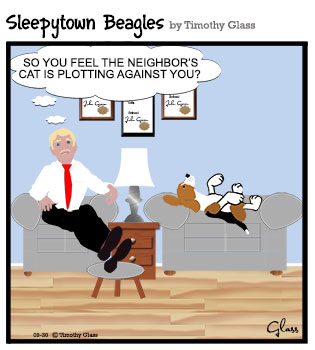 Sleepytown beagles Cartoon