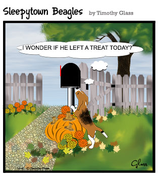 Sleepytown beagles Cartoon