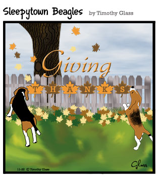 Sleepytown beagles Cartoon