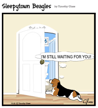 Sleepytown beagles Cartoon