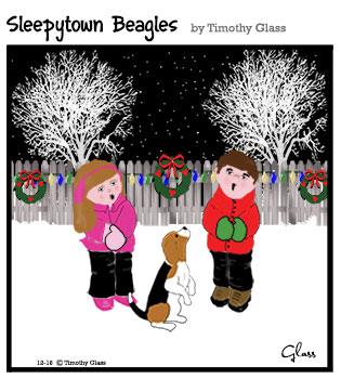 Sleepytown beagles Cartoon