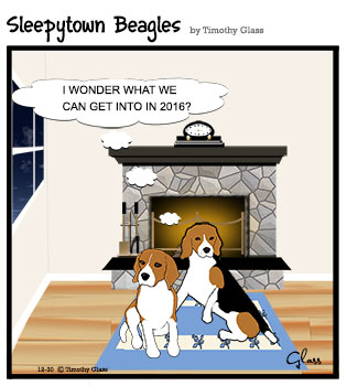Sleepytown beagles Cartoon