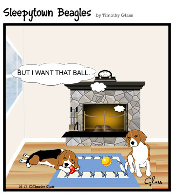 Sleepytown beagles Cartoon