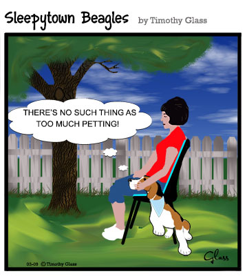 Sleepytown beagles Cartoon