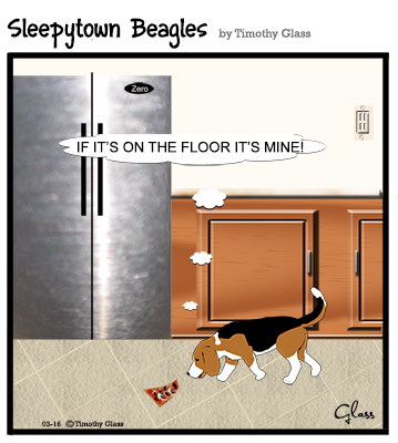 Sleepytown beagles Cartoon