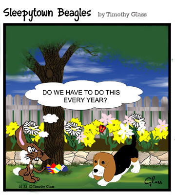 Sleepytown beagles Cartoon