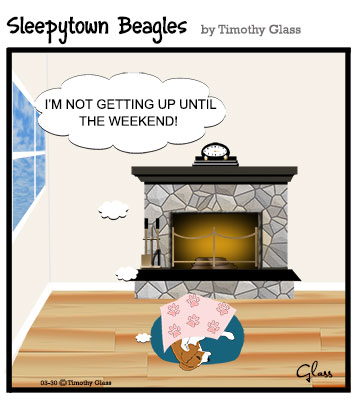 Sleepytown beagles Cartoon