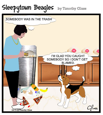 Sleepytown beagles Cartoon
