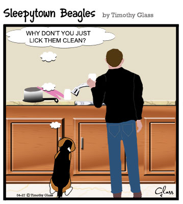 Sleepytown beagles Cartoon