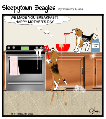 Sleepytown beagles Cartoon