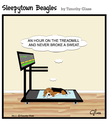 Sleepytown beagles Cartoon