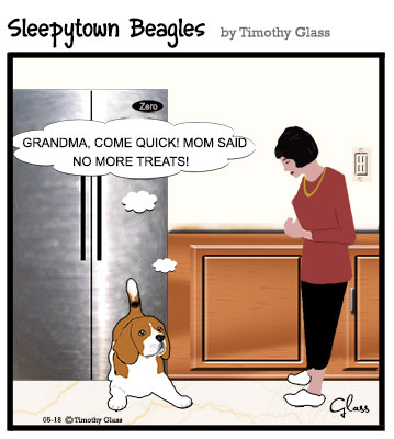 Sleepytown beagles Cartoon