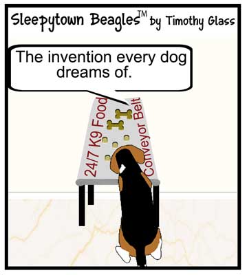 Sleepytown beagles Cartoon