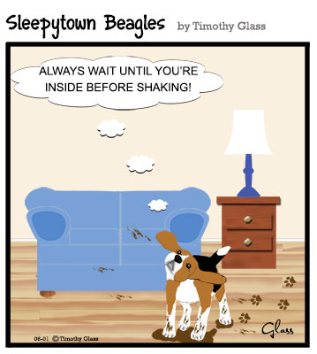 Sleepytown beagles Cartoon