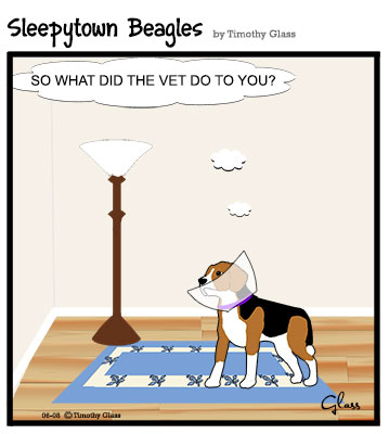 Sleepytown beagles Cartoon