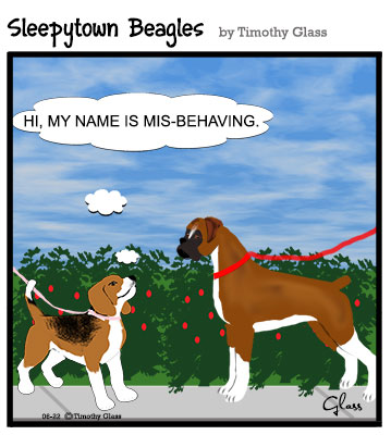 Sleepytown beagles Cartoon