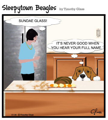 Sleepytown beagles Cartoon