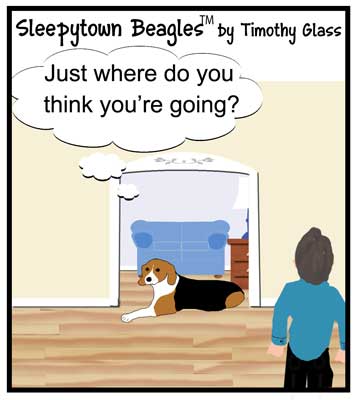 Sleepytown beagles Cartoon