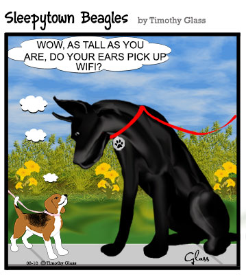 Sleepytown beagles Cartoon