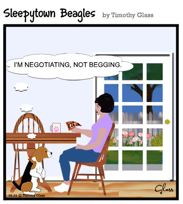 Sleepytown beagles Cartoon