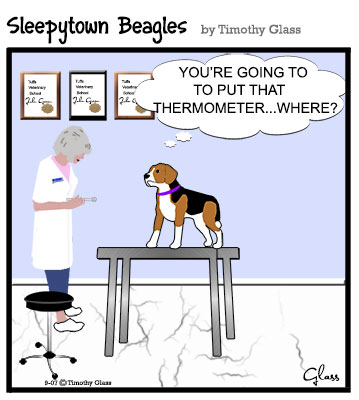 Sleepytown beagles Cartoon