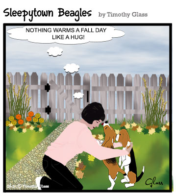 Sleepytown beagles Cartoon