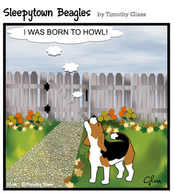 Sleepytown beagles Cartoon