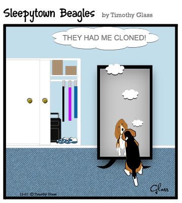 Sleepytown beagles Cartoon