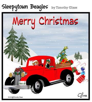 Sleepytown beagles Cartoon