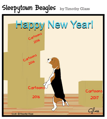 Sleepytown beagles Cartoon