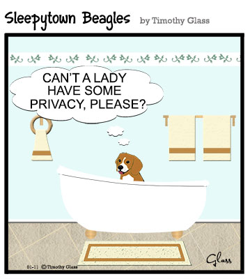 Sleepytown beagles Cartoon