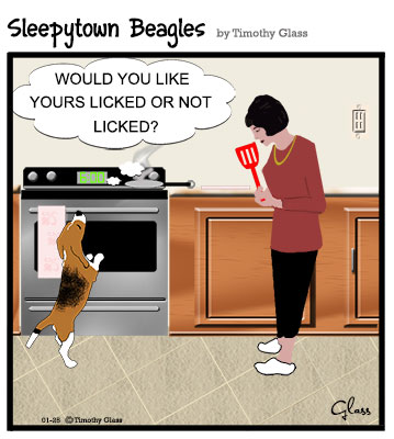 Sleepytown beagles Cartoon