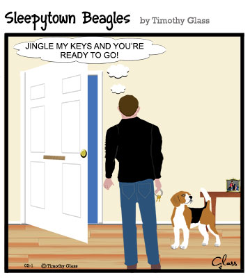 Sleepytown beagles Cartoon