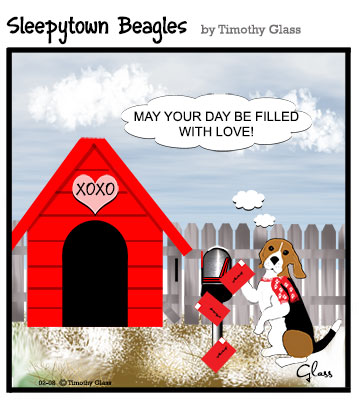 Sleepytown beagles Cartoon