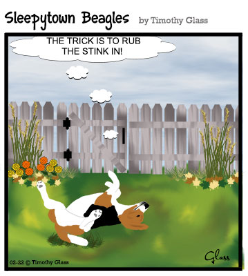 Sleepytown beagles Cartoon