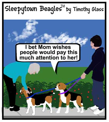 Sleepytown beagles Cartoon