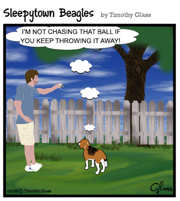Sleepytown beagles Cartoon