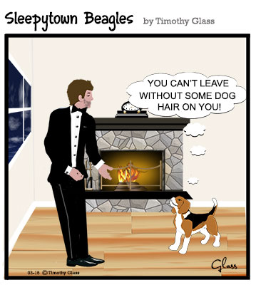 Sleepytown beagles Cartoon