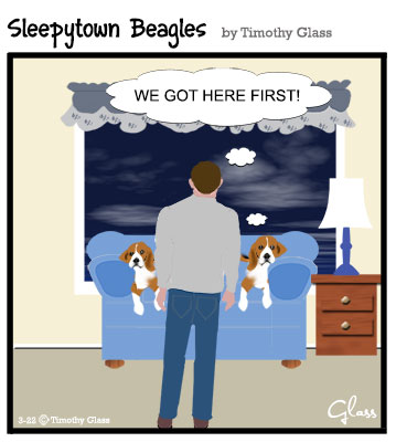 Sleepytown beagles Cartoon