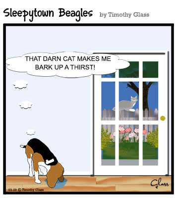 Sleepytown beagles Cartoon