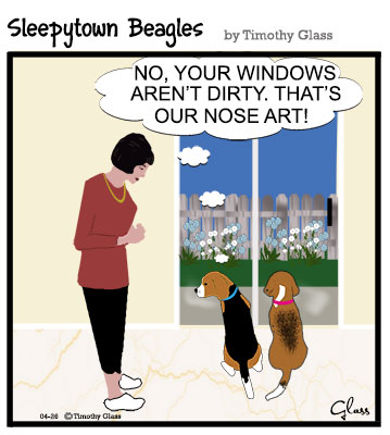 Sleepytown beagles Cartoon