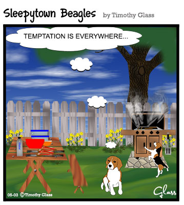 Sleepytown beagles Cartoon