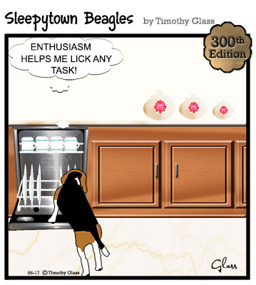 Sleepytown beagles Cartoon