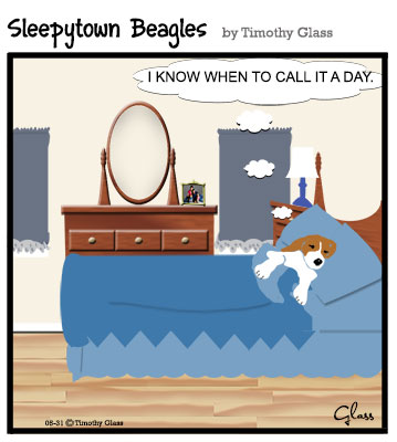 Sleepytown beagles Cartoon